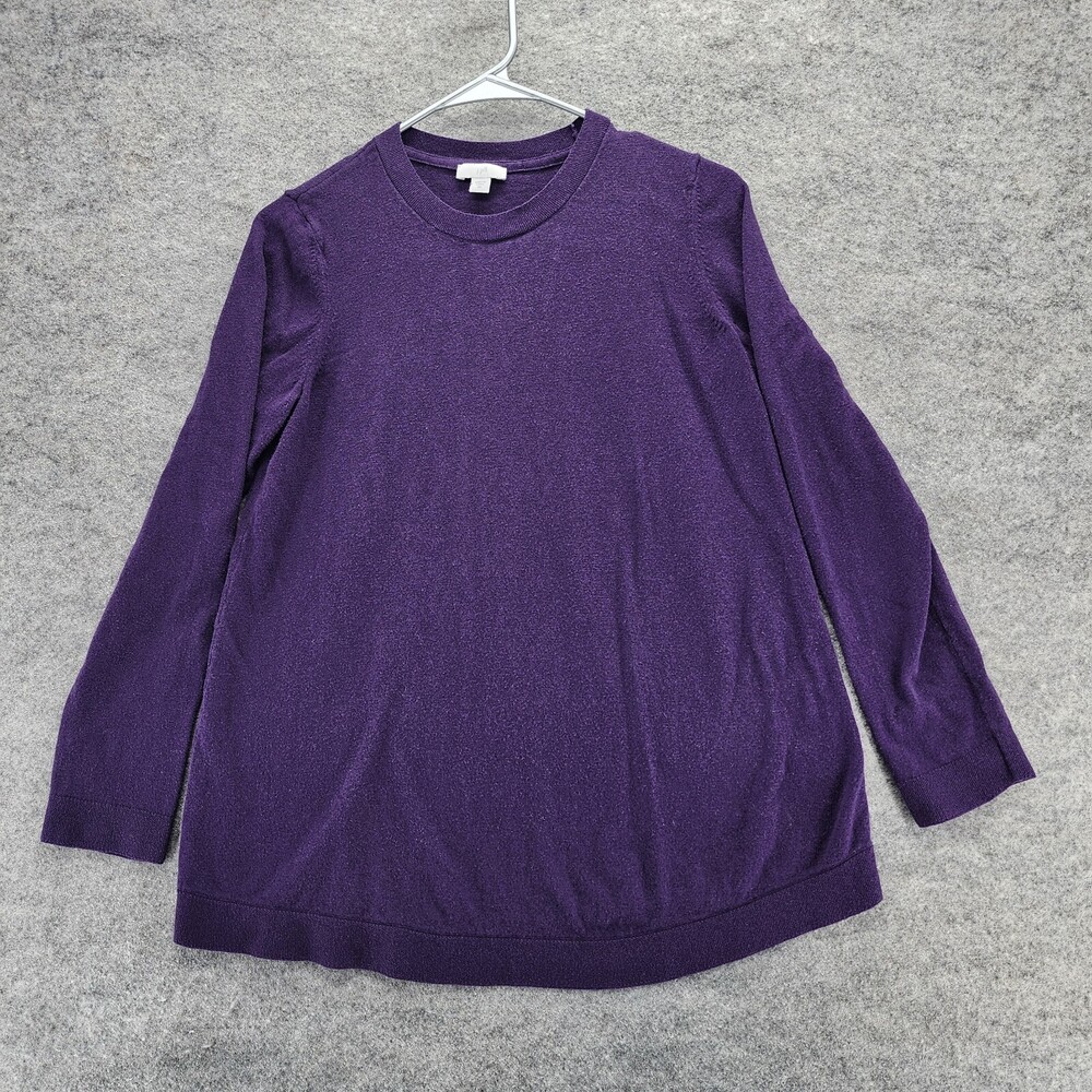 J Jill Sweater Womens XS Long Sleeve Purple